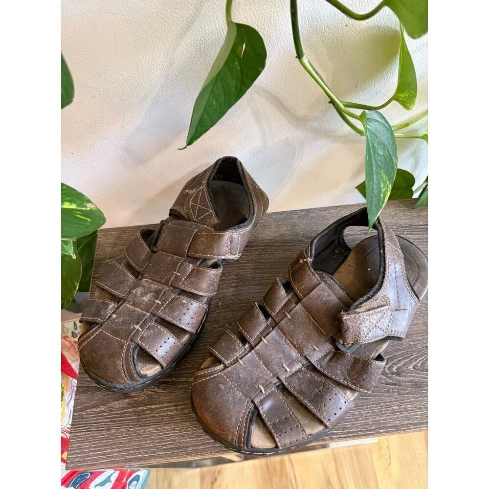 Croft & Barrow Brown Fisherman Sandals – Men’s Size 8